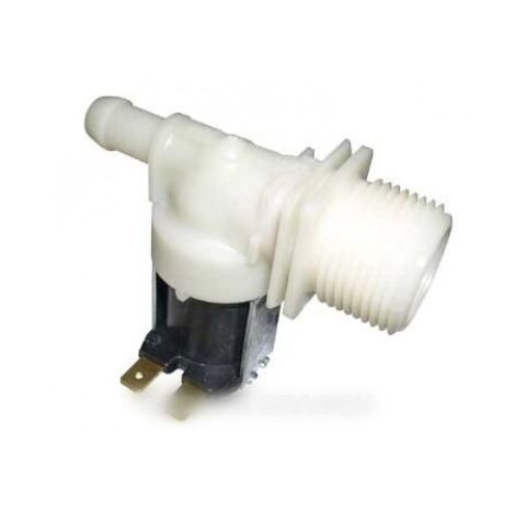 Electrovanne 1 voie 180° (55X2939) Lave-linge INEXIVE, CONSTRUCTA, EDESA, FAR, QILIVE, CURTISS, GENERAL ELECTRIC, GORENGE, SAUTER, IKEA, CONDOR, HELKAMA, LAZER, WHIRLPOOL, HELKAMA , NEFF, BRANDT, UPO,