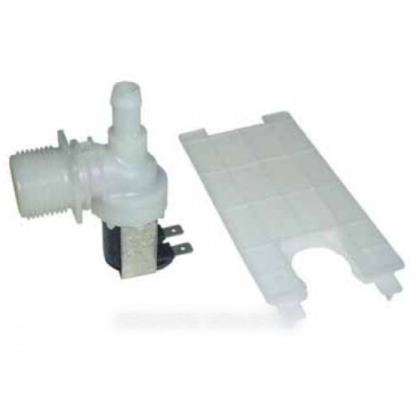 Electrovanne 1 voie 180° (55X2939) Lave-linge INEXIVE, CONSTRUCTA, EDESA, FAR, QILIVE, CURTISS, GENERAL ELECTRIC, GORENGE, SAUTER, IKEA, CONDOR, HELKAMA, LAZER, WHIRLPOOL, HELKAMA , NEFF, BRANDT, UPO,