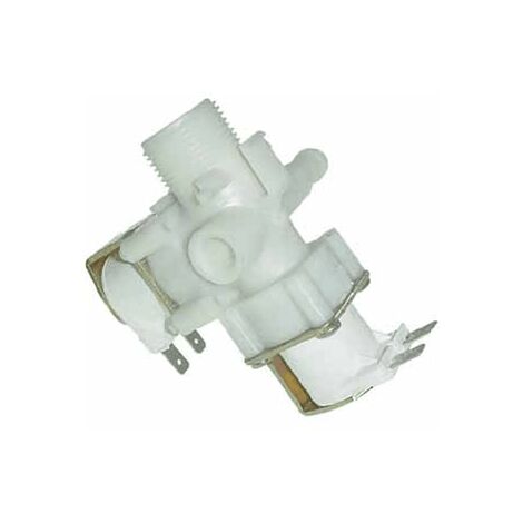 ELECTROVANNE 1 VOIE 2 BOBINES DIAMETRE12 POUR LAVE VAISSELLE WHIRLPOOL - 481228128017
