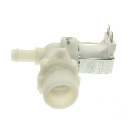 Electrovanne 1 voie 90° Dim 12mm (481228128393, AS0012842) Lave-vaisselle SANGIORGIO, APPEL, URANIA, OCEAN, WESTINGHOUSE, EDESA, FRANCIA, BRANDT, ELECTROLUX, TECNOLEC, HIGHONE, COLDIS, ZANKER, EDEDA,