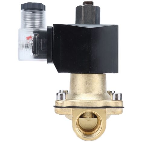 Électrovanne 2 voies normalement ouverte, outils de type diaphragme en laiton pour équipement d'automatisation 2W-15KAC220V