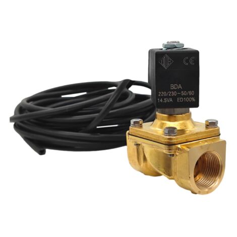 Electrovanne 230v 3/4'' - Action Directe - Normalement Fermée