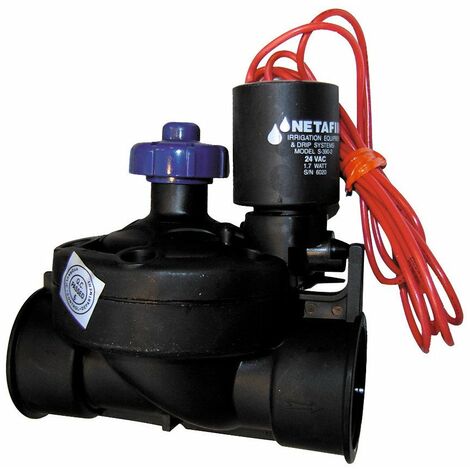 Electrovanne à débit réglable 26x34 – Pression de travail 1 à 8 bar – Diaphragme nylon renforcé – Étanchéité optimale – Rain
