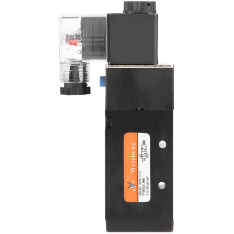 Électrovanne 5/2, AC220V, G3/8", 4V310-10, à commande électromagnétique pour systèmes pneumatiques