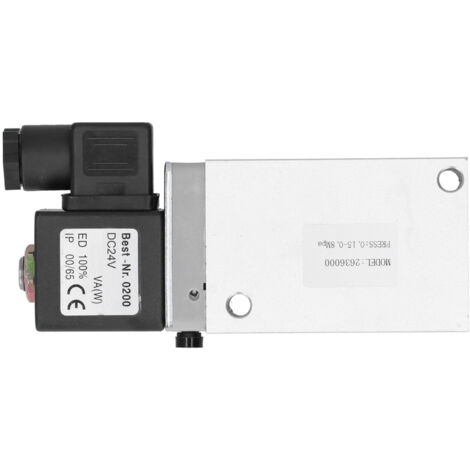 Électrovanne 5/2 pilotée G1/4, 24V DC, type de connexion à 5 voies, position 2, référence 2636000