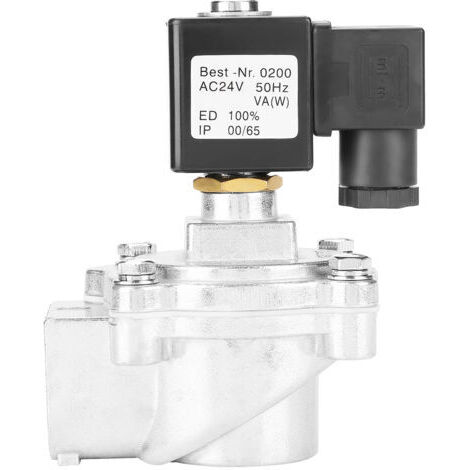 Électrovanne à impulsion électromagnétique à angle droit G1" 2 voies DMF-Z-25 DC 24 V