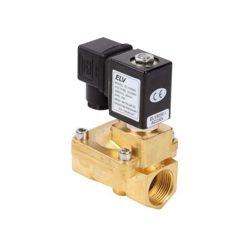 Electrovanne bronze 1/2'' nf action indirecte