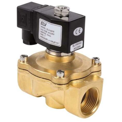 Electrovanne bronze 1''1/2 NF action directe