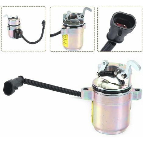 Electrovanne d'arrêt 12 V pour Deutz F2L2011 Bf3L2011