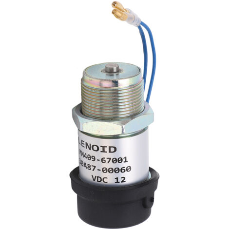 Électrovanne d'arrêt haute précision pour excavatrice, interrupteur de coupure pour Mitsubishi 30A87 00060 12V DC
