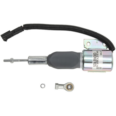 Électrovanne d'arrêt moteur diesel 24 V 3932530 - Remplacement de l'électrovanne de coupure d'alimentation en carburant pour moteur Cummins 5.9L 6BT