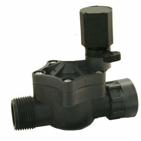 Electrovanne d'arrosage mâle/femelle 1' 24V – Débit 5,4 m³/h – Pression 0,4 à 10 bar – Solénoïde étanche – Rain - Rn150