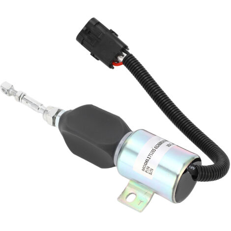Électrovanne de carburant 24V pour moteur Cummins 5.9L 8.3L, solénoïde d'arrêt diesel 1752ES 612600180008