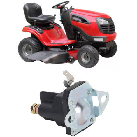 Électrovanne de Démarrage Universelle 3 Pôles 12V pour Tondeuse Compatible MTD Modèles 109946 146154 T1200 - KZQ