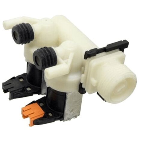 ELECTROVANNE DOUBLE AVEC CONNECTEURS pour LAVE LINGE FAGOR -...