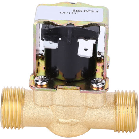 Électrovanne en cuivre 12V DC pour chauffe-eau solaires, accessoire industriel 1/2 pouce