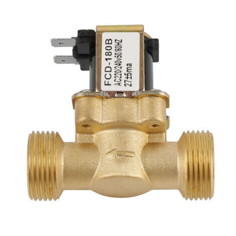 Électrovanne G3/4 à 2 voies, entrée d'eau, normalement fermée (N/C), pression 220 V CA, FCD180B