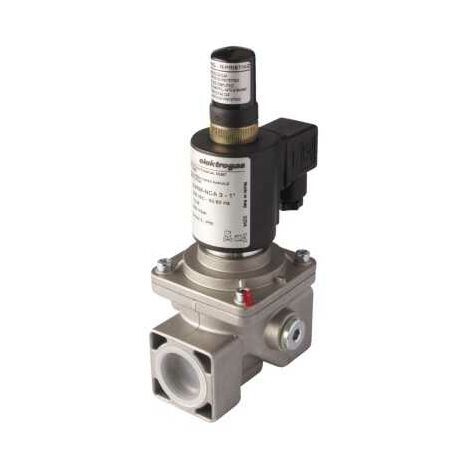 Electrovanne gaz à réarmement manuel NC Aluminium 3/4'' 6Bar