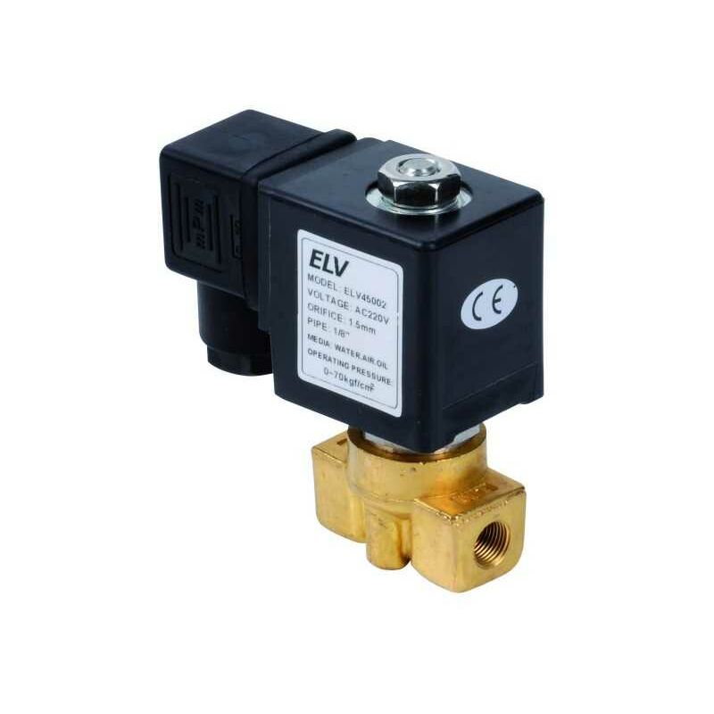 ELV - Electrovanne haute pression bronze 1/8' nf