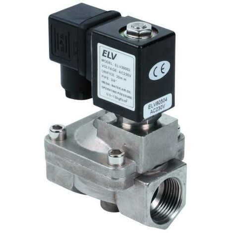 Electrovanne inox 1/2'' NF action indirecte