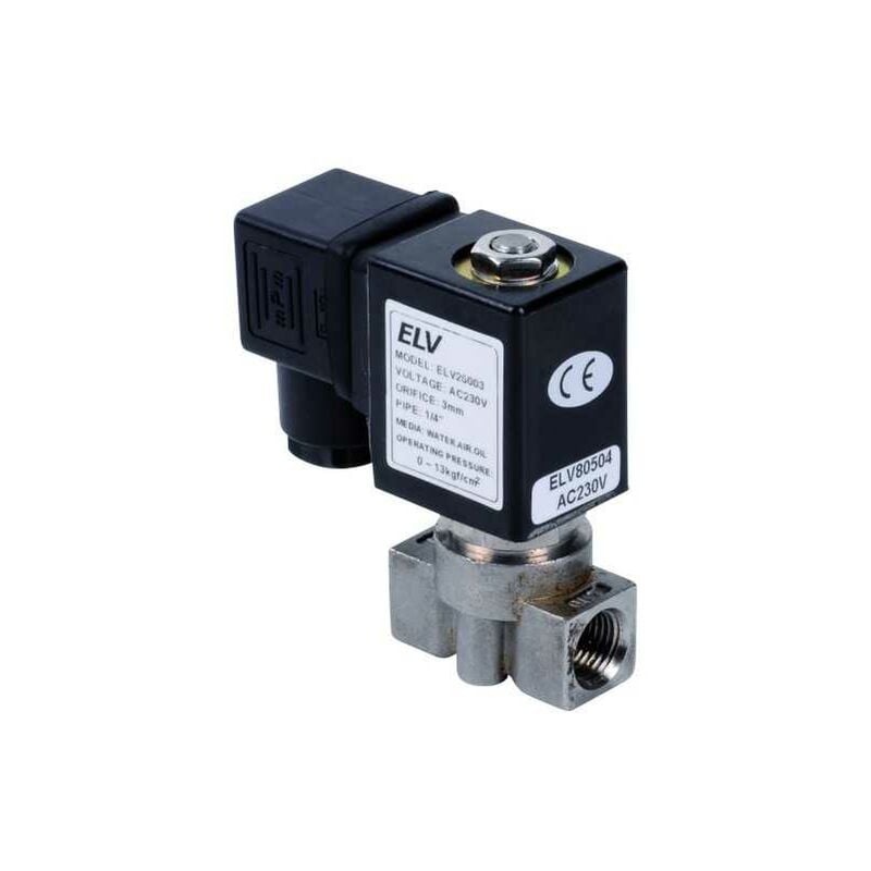 ELV - Electrovanne inox 1/4'' nf action directe