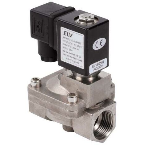 Electrovanne inox 3/8'' NF action indirecte