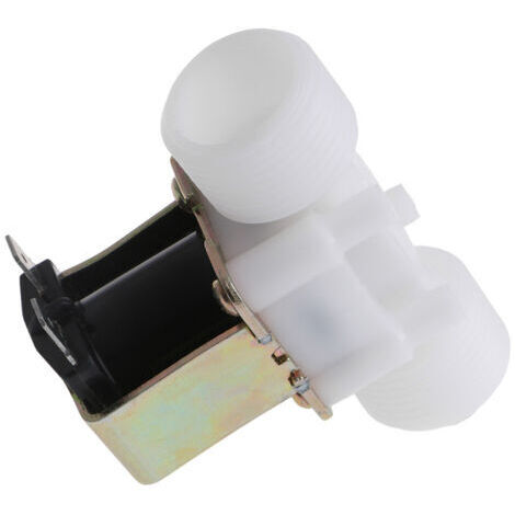 Électrovanne magnétique en plastique 3/4 "12V  pour Machine à laver, distributeur d'eau potable, interrupteur de contrôle de pression pneumatique