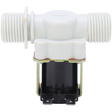 Électrovanne Normalement Fermée G1/2 Filetée, Entrée Laiton Nylon, Pièces de Contrôle Industriel 24V DC