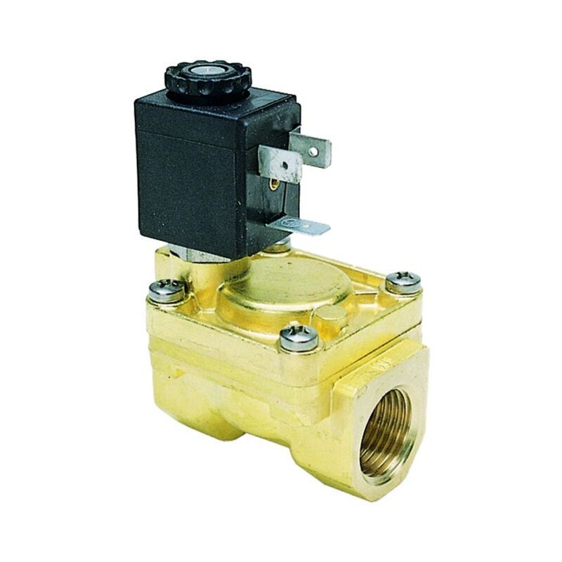 Electrovanne on/off normalement fermée 3/4' pour eau sans membrane nbr