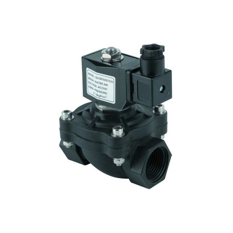 ELV - Electrovanne plastique eau air fioul 3/4' nf action directe