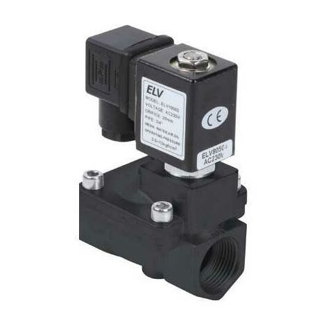 Electrovanne plastique 3/4'' NF action indirecte