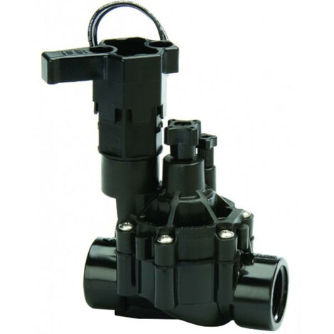 Électrovanne réglable taraudée 1" avec regulation du débit + solénoïde a impulsion 9v - Rain Bird - 100dvf9v