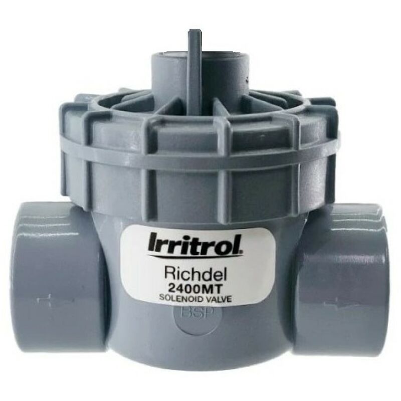 Electrovanne série 2400 mt à couvercle vissé, 1' bsp femelle, sans réglage, sans solénoïde - Irritrol