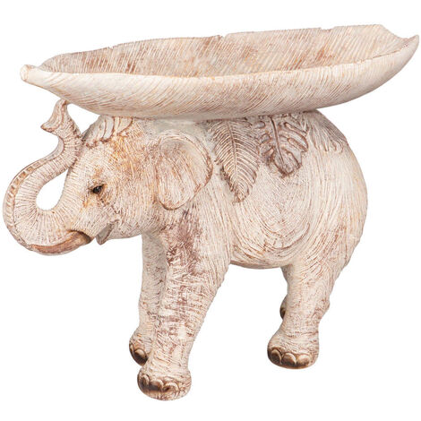 FIGURA ELEFANTE CERAMICA 31x12x14 CM - Figuras - Decoración