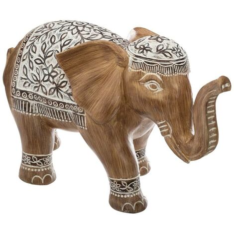Elefante leo h.11,5cm in resina - Atmosphera créateur d'intérieur