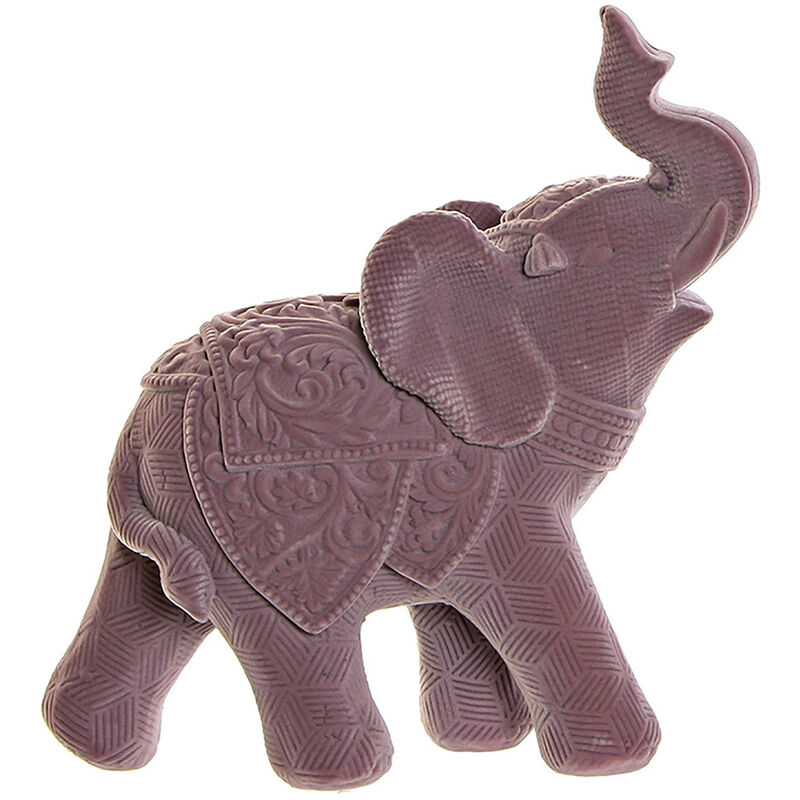 

ELEFANTE SUERTE FLOCADO 21,5CM Color - Rosa