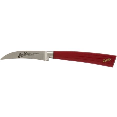ELEGANCE COLTELLO SPELUCCHINO CURVO 7 CM ROSSO - BERKEL