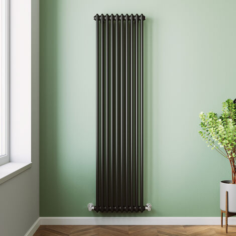 ELEGANT 1800 x 470mm 2 Column Radiator Space Saving Radiators Traditional Double Rads for Kithcen, Living Room, Bathroom Radiators