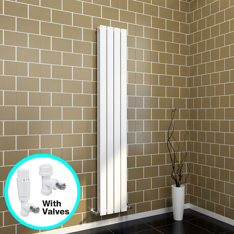Image of ELEGANT White Steel Radiator 1800x304mm Vertical&hellip;
