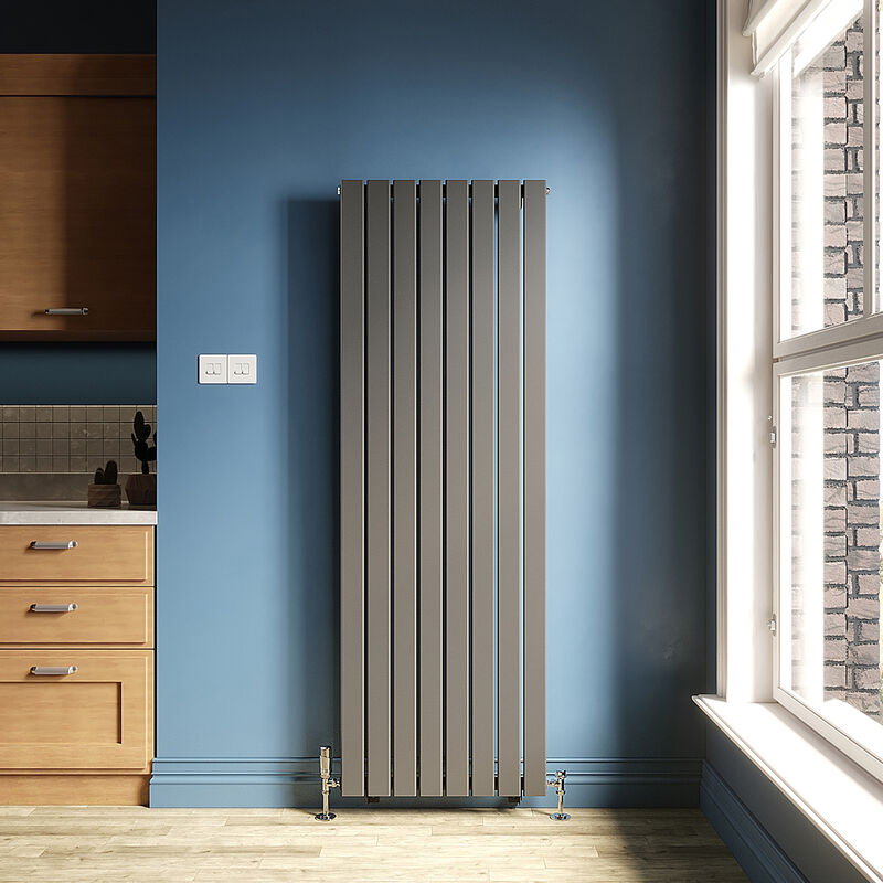 Image of Elegant - 1800x608mm Anthracite Designer Radiator&hellip;