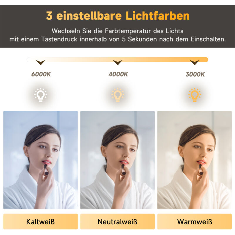 Elegant Badspiegel mit LED Beleuchtung Lichtspiegel mit Elegant Spiegel mit Beleuchtung Lichtspiegel LED Badspiegel