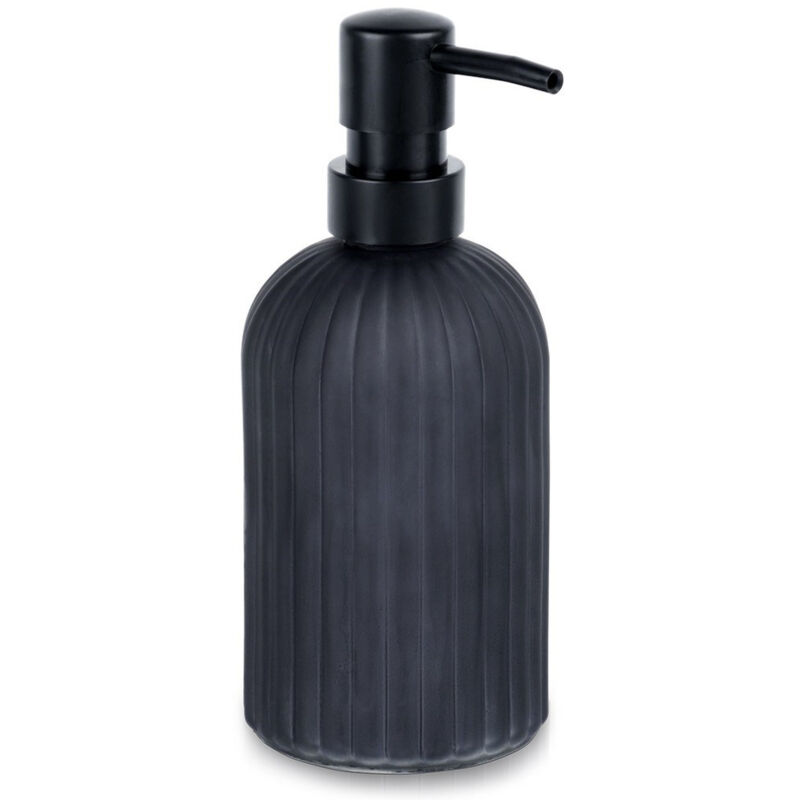 Northix Elegant Black Glass Soap Pump For Kitchen Bathroom