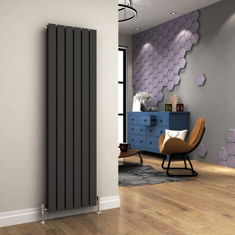 ELEGANT Central Heating Rads Steel Radiator 1600x452 mm Vertical Double Flat Panel ( High Welding Technology ,Rust-Proof , Durable )