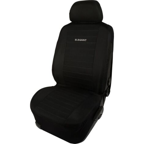 Elegant Coprisedile Singolo anteriore auto universale nero