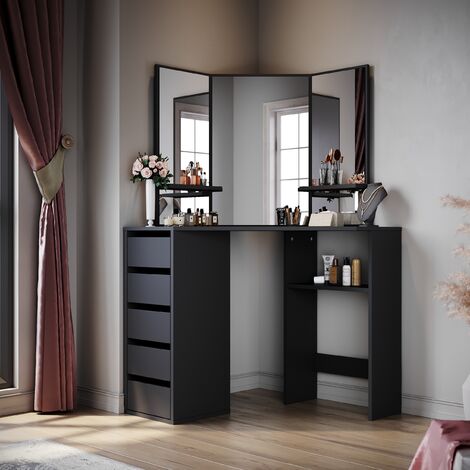 Dark brown dressing table