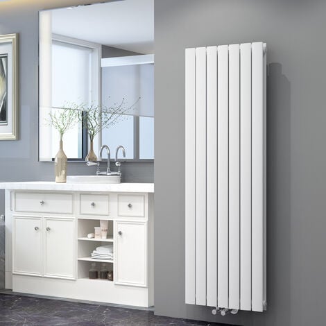 ELEGANT Design Heizkörper Flachheizkörper Weiß 1800x616mm Vertikal Doppellagig
