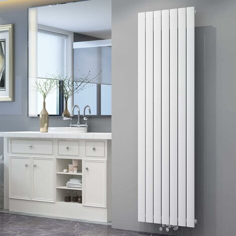 ELEGANT Design Heizkörper Flachheizkörper Weiß 1800x539mm Vertikal Einlagig