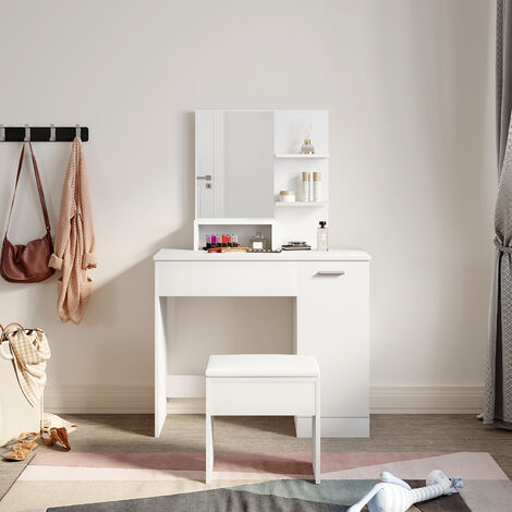 ELEGANT Furniture Dressing Table with Drawer Mirror