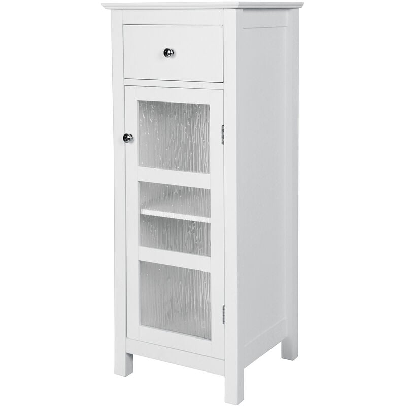 

Elegant Home Fashions Connor Mueble De Baño 1 Puerta Y Cajón De Madera Blanco ELG-579