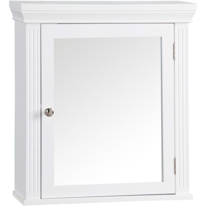 

Elegant Home Fashions Stratford Mueble De Baño De Madera Con Espejo Blanco 6544